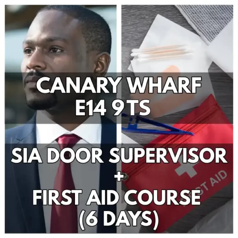 SIA Door Supervisor course Canary Wharf